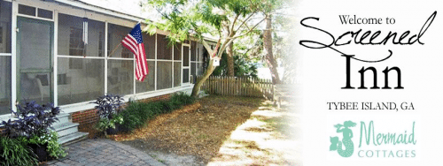 Screened Inn Cover Photo Mermaid Cottages Historic and charming Tybee Island vacation rentals