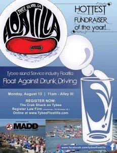 Voluntourism In Tybee Island Float Against Drunk Driving