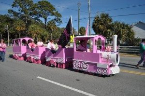 Paint Georgia Pink Train