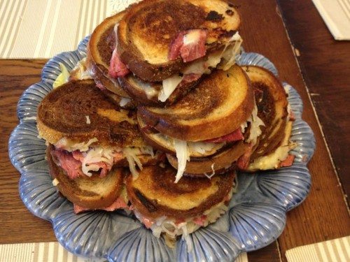 Reuben Sandwiches for St Patrick's 