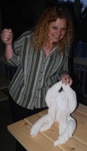 Mermaid Jennifer Creates Towel Animals!