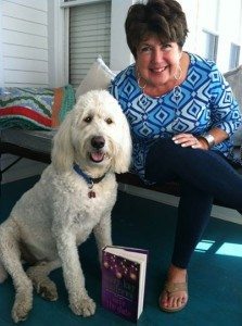 mary kay andrews and joey the shop dog