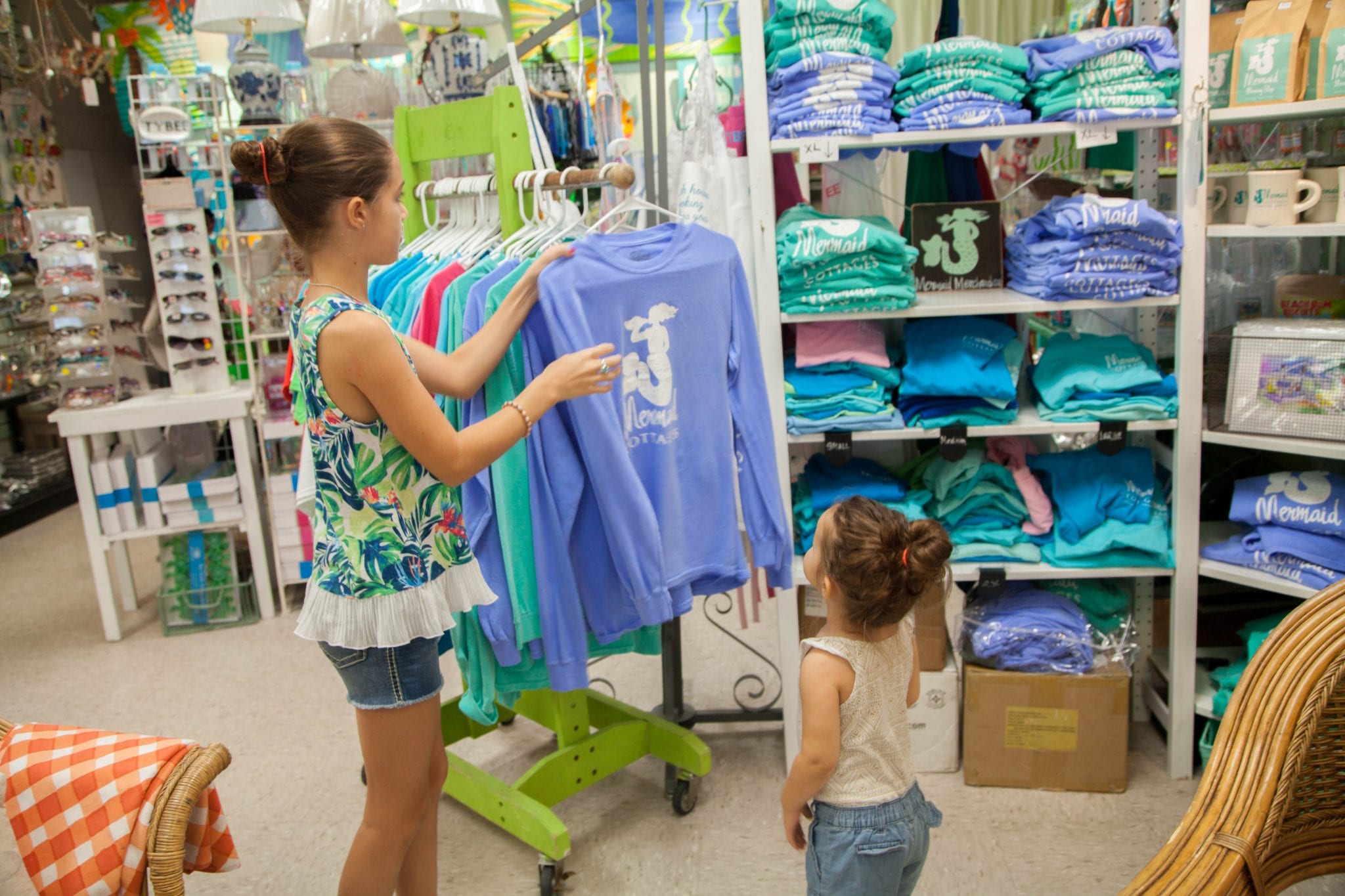 tints of blue mermaid cottages tees