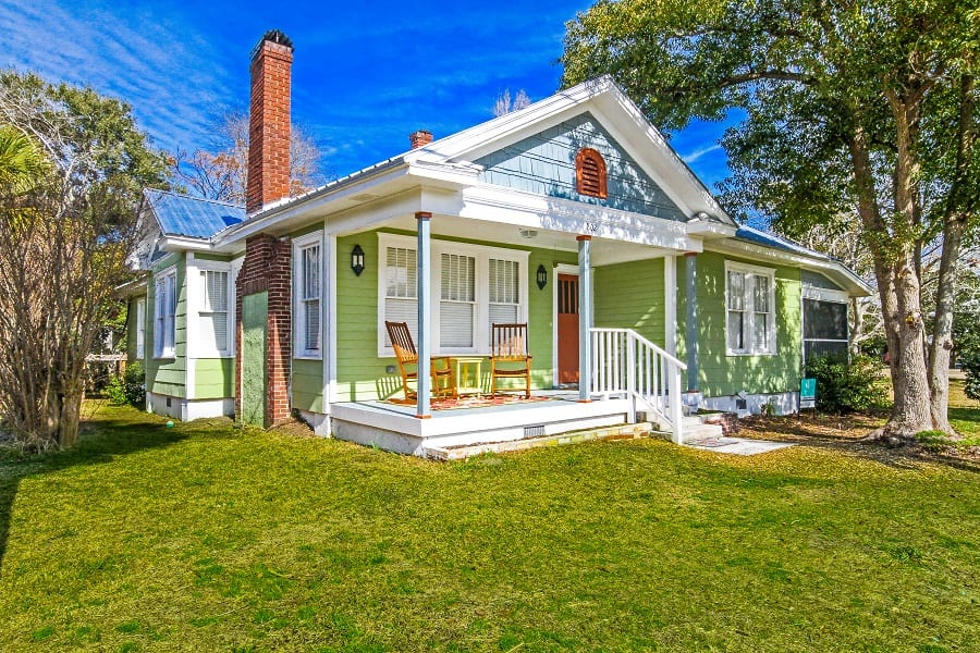flips flop house is one of the colors in our Tybee Island rainbow