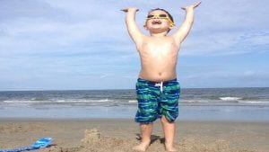 little beach boys on tybee island beach