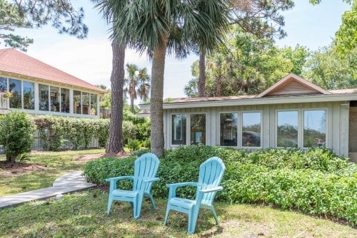 outside seating at sunset inlet