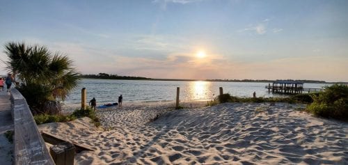 back river tybee island georgia