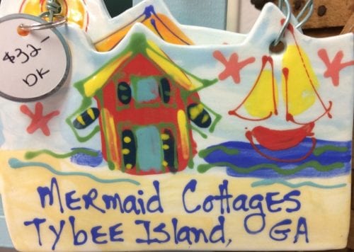 mermaid cottages that light up at christmas