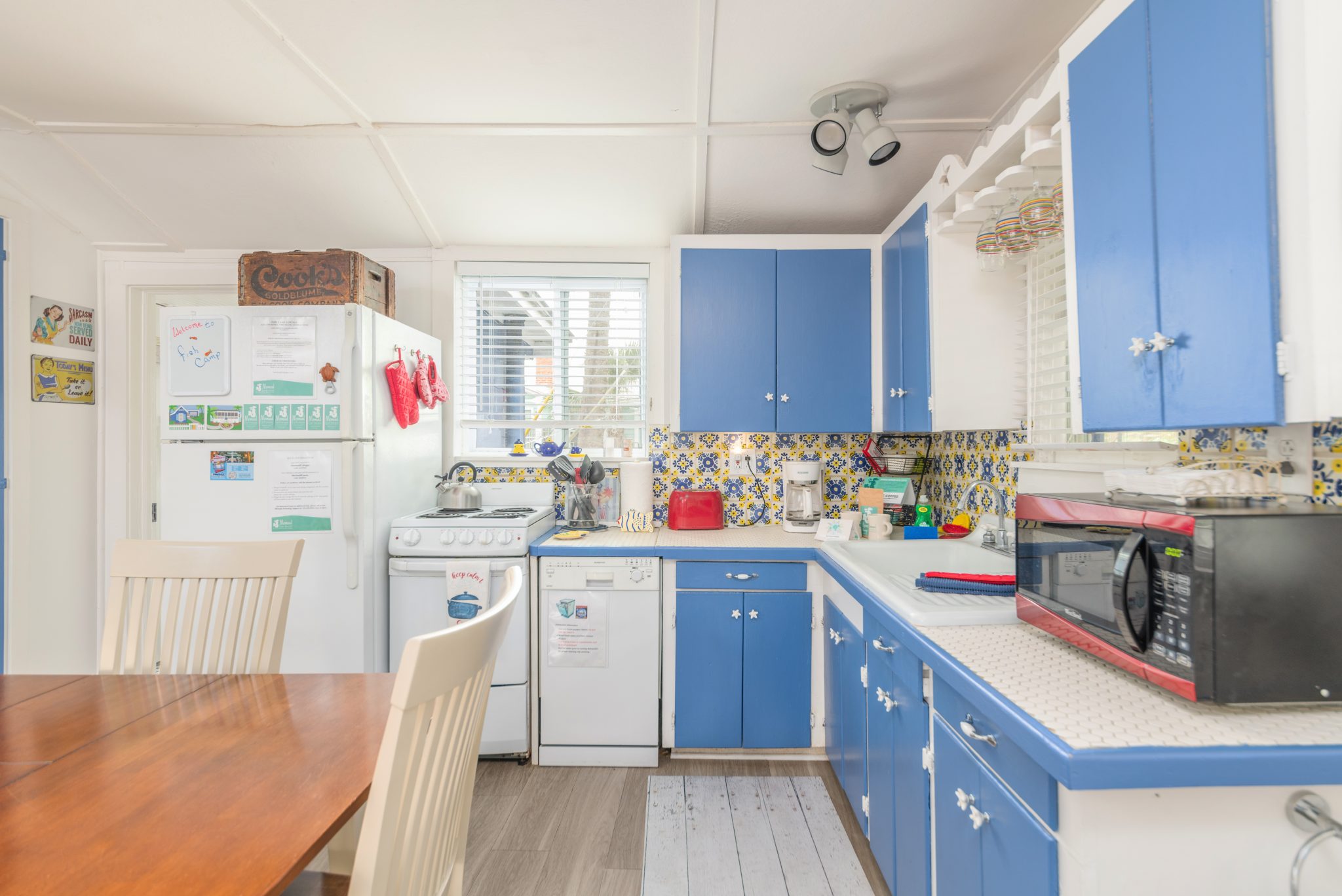 the kitchen at fish camp