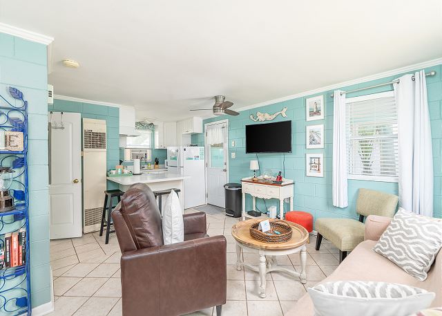 just beachy cottage den