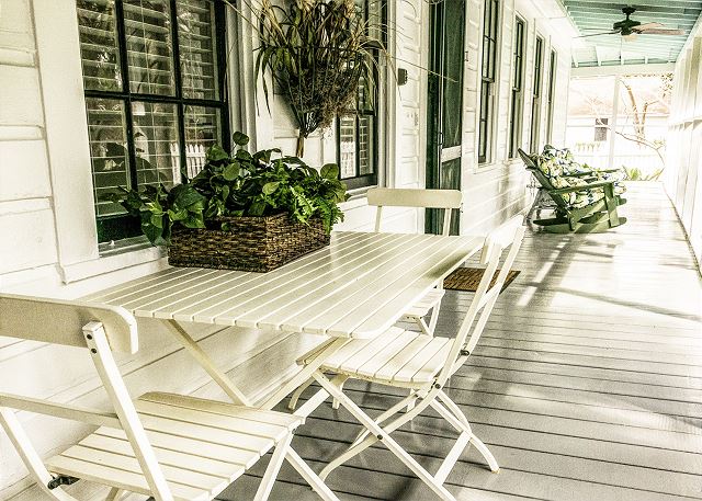 rain porches at enlisted mens mess hall