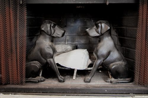 lab fire irons at blue skies