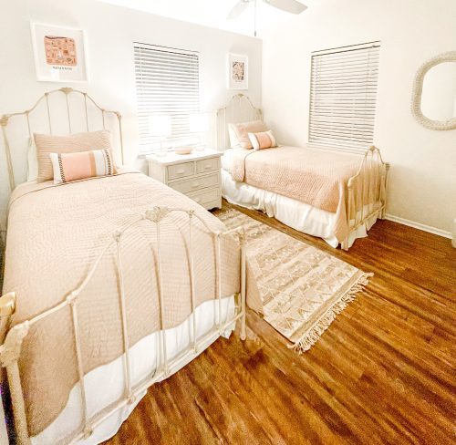 pura vida twin bedroom