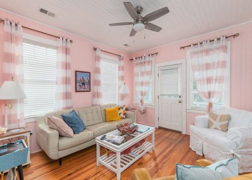 Easter sunrise church service on the pier