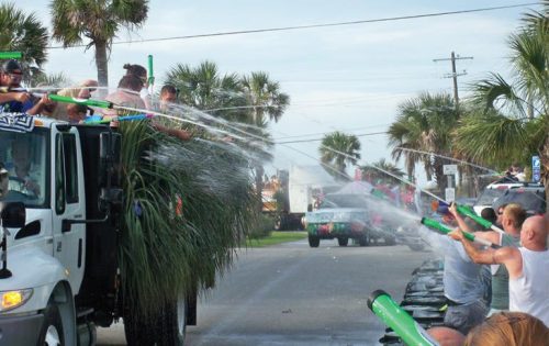 tybee beach bum parade