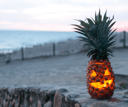 trick or treat with a tan