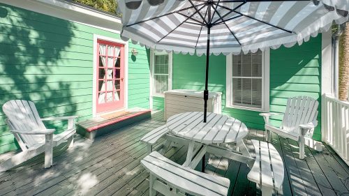 Nora's Cottage back deck